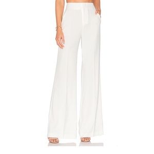 Alice + Olivia white employed pants